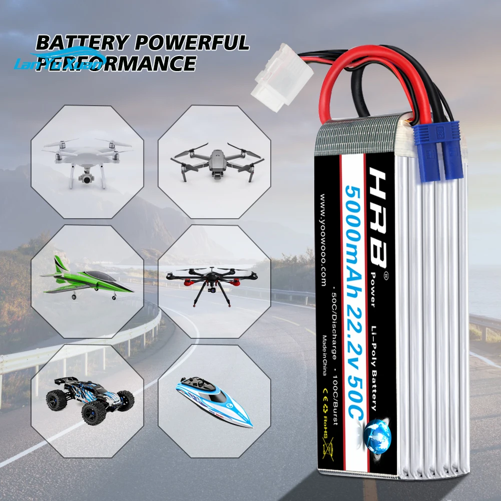 2pcs  6S Lipo Battery 22.2V 50 - 6S Lipo Battery 22.2V 5000Mah 评论和价格