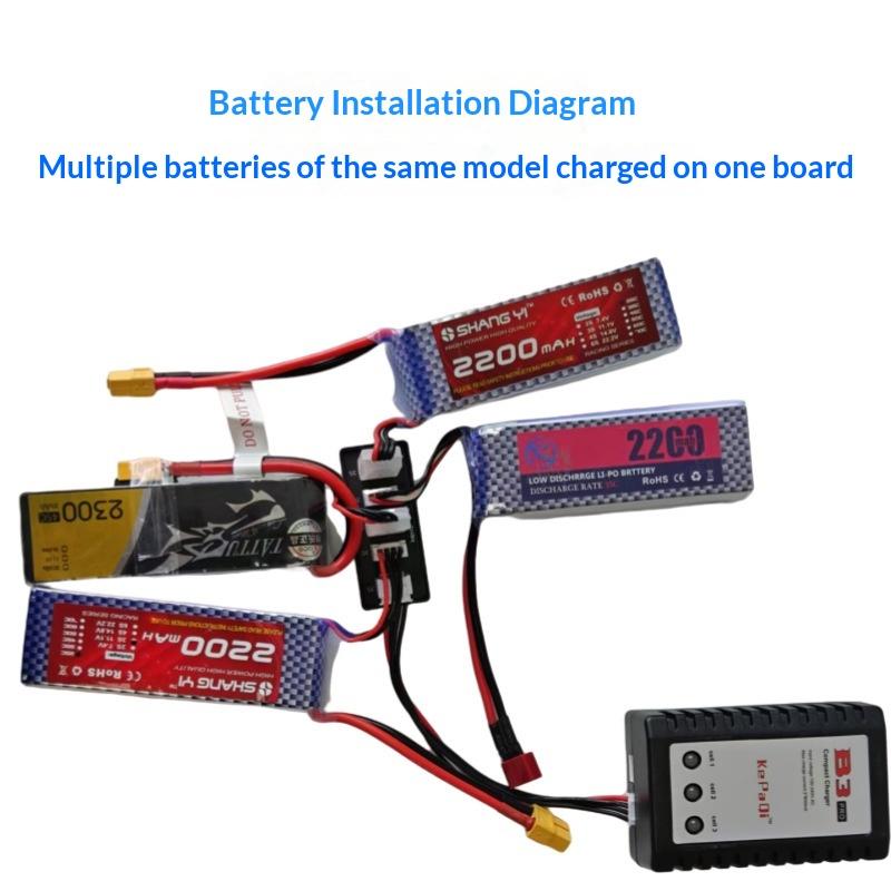 1 Set RC Battery Charger B6AC  - 12S Lipo Battery Balancing Board 评论和价格