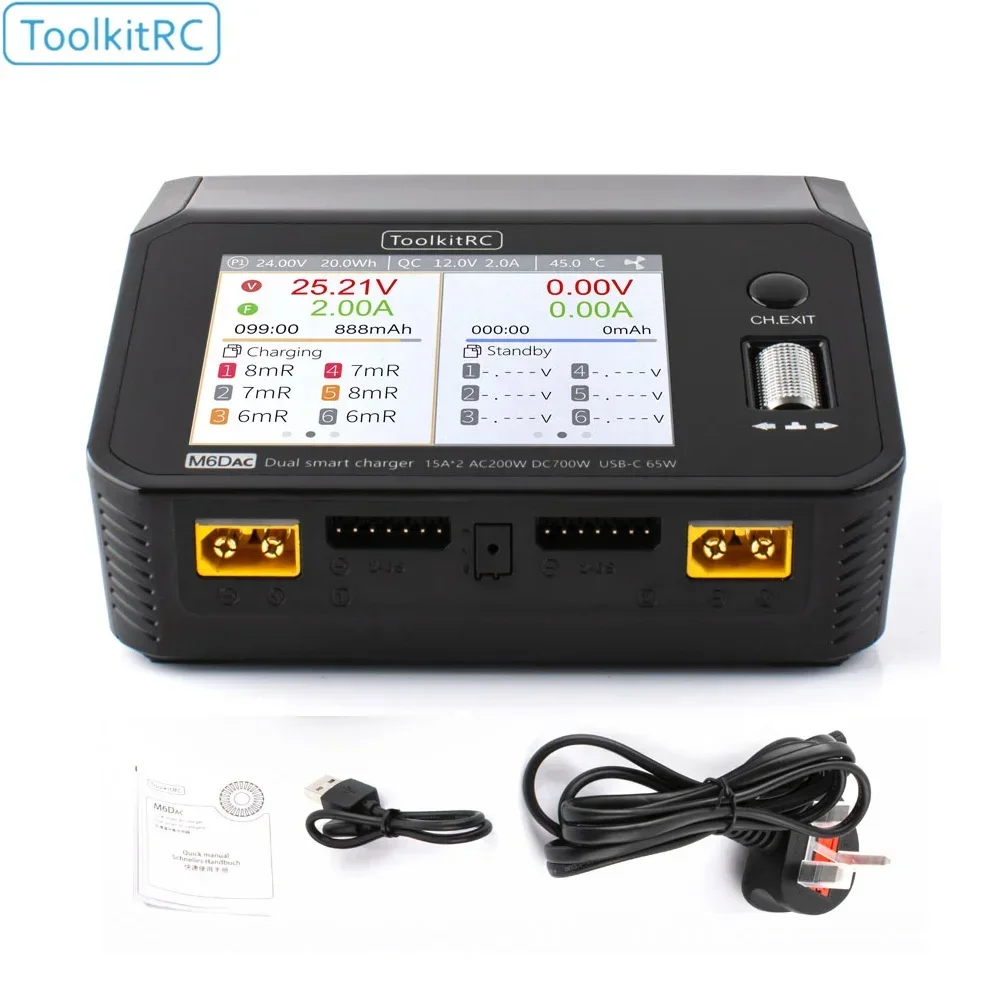 ToolkitRC M6DAC Dual Channel 7 - Toolkitrc M6Dac Smart Charger 评论和价格